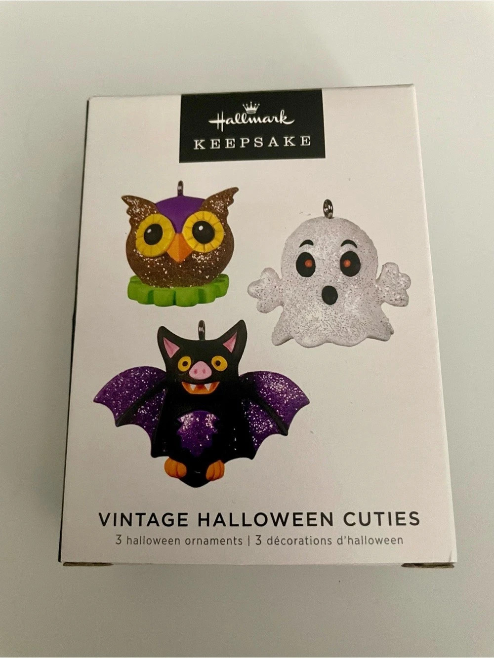 Hallmark Mini Keepsake Vintage Halloween Cuties 3-Piece Halloween Ornaments